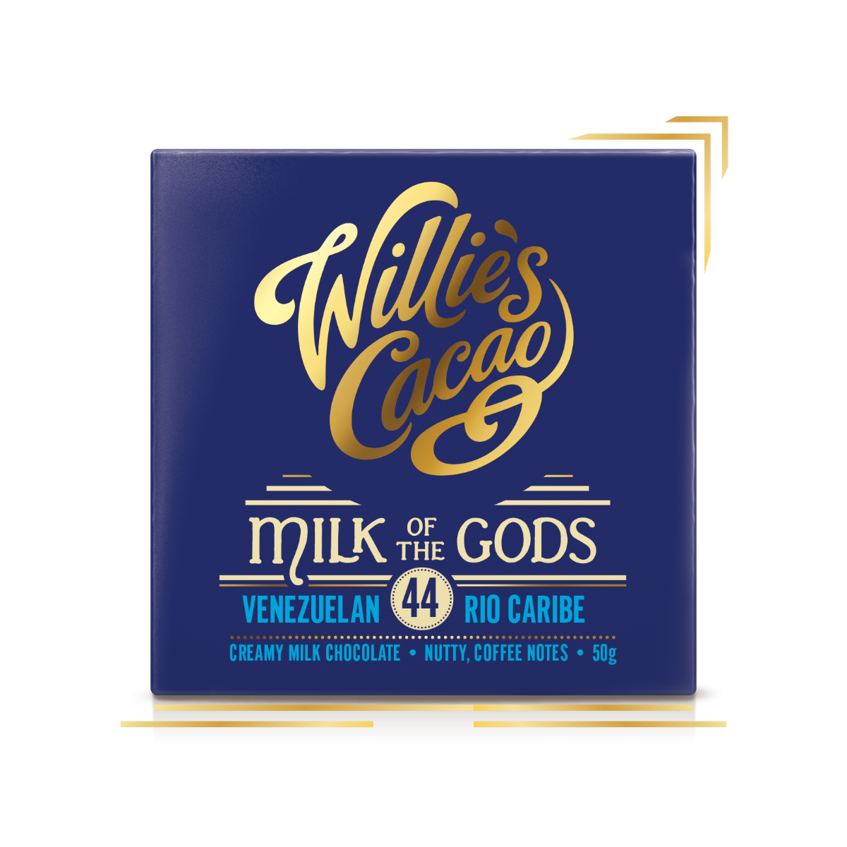 Willie's Cacao Milk of the Gods, 44% Milk Chocolate, 50g