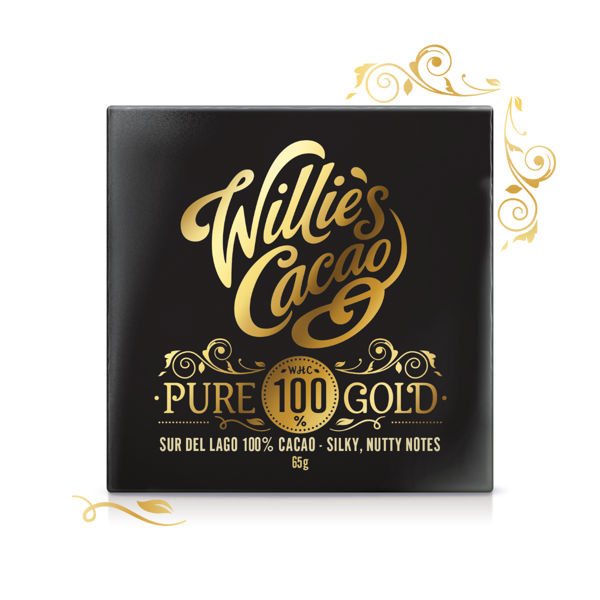 Willie's Cacao Sur Del Lago Pure Gold, 100%, 40g