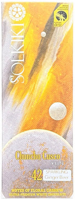 Solkiki Sparkling Ginger Beer 42%, Dairy-free White Chocolate, 56g