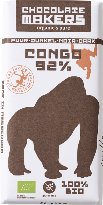 Chocolate Makers Congo 92%, 90g