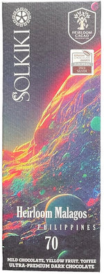 Solkiki Heirloom Malagos, 70% Dark Chocolate, 56g