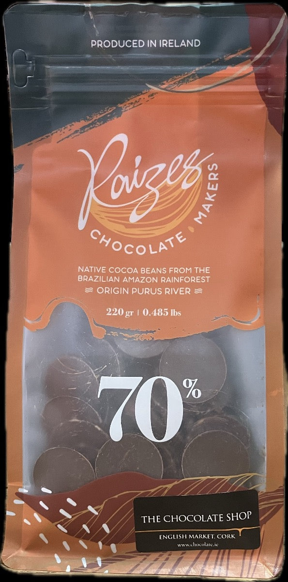 Raizes 70% drops, 220g pouch