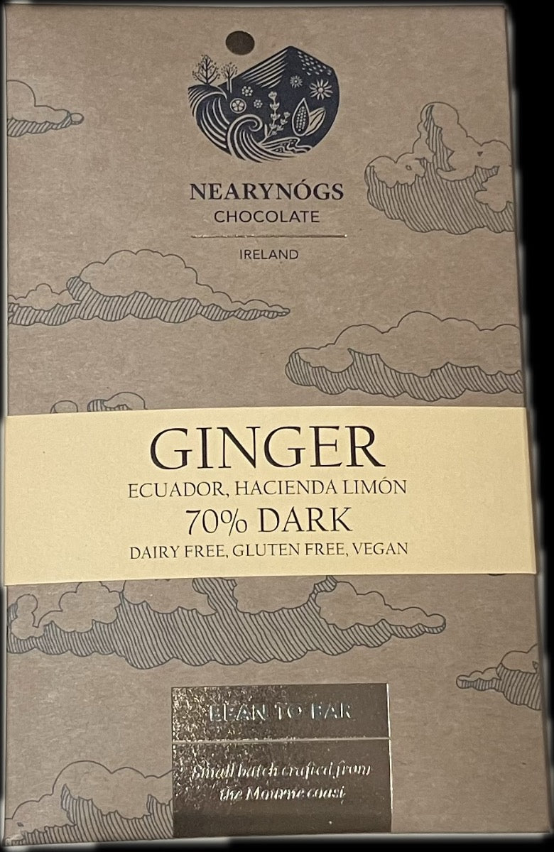 NearyNógs Ginger 70%, 60g