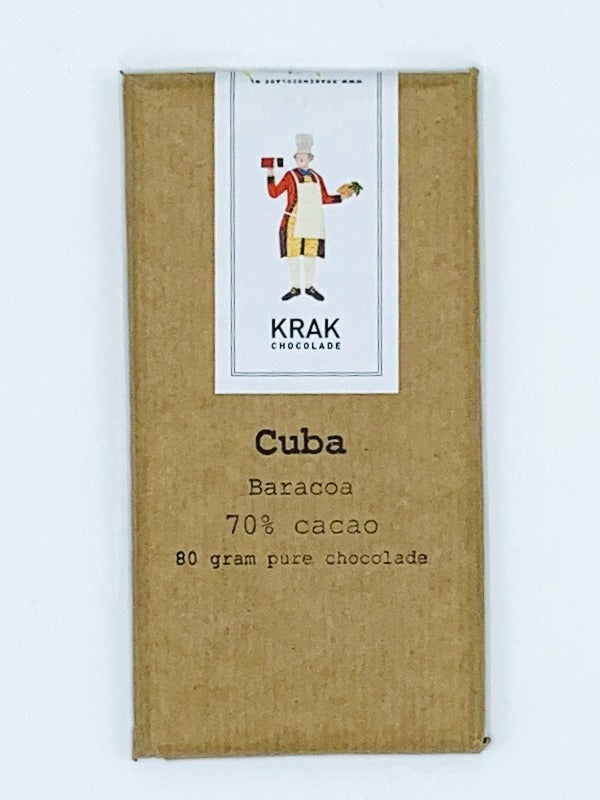 Krak Cuba Baracoa, 70% Dark Chocolate, 80g