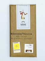 Krak Hibiscus/Vanilla 40% White Chocolate, 80g