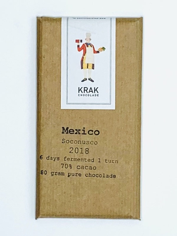 Krak Mexico Soconusco 70% Dark Chocolate, 80g