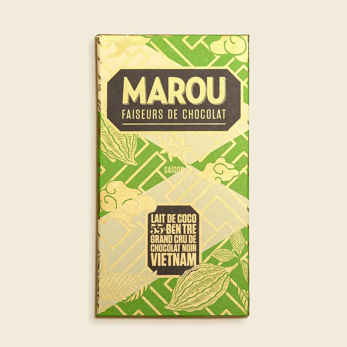 Marou Bến Tre 55% & Coconut Milk, 80g