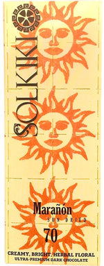 Solkiki Marañón, 70% Unroasted Dark Chocolate, 56g