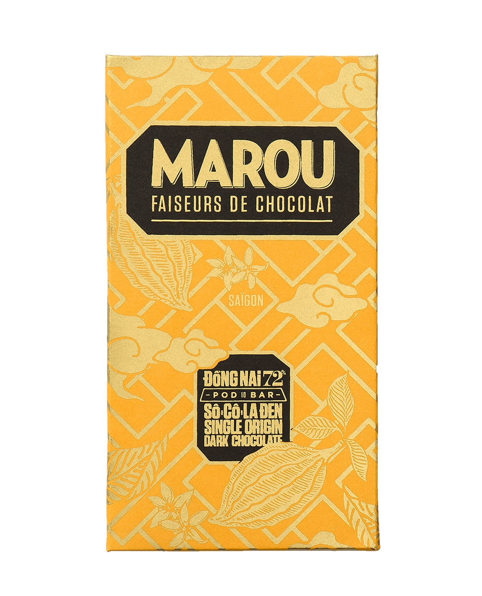 Marou Ɖống Nai 72%, 80g