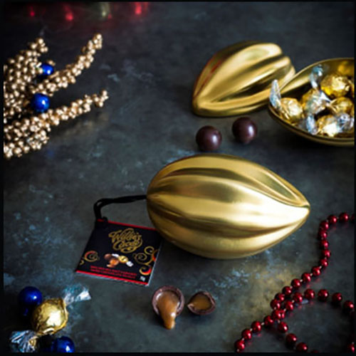 Willie's Mini Pod, contains Seasalt Caramel Dark Chocolate Pearls, 75g