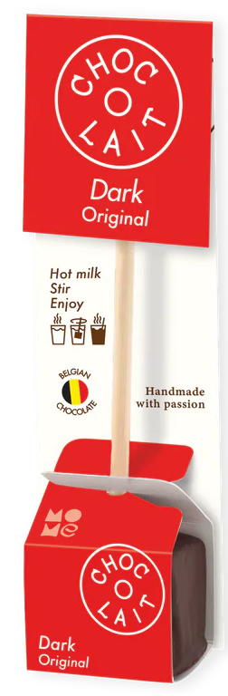 Choc-o-Lait Dark Chocolate Stirring Stick for Hot Chocolate, 33g