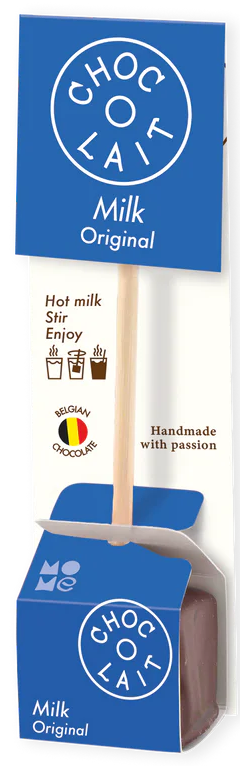 Choc-o-Lait Milk Chocolate Stirring Stick for Hot Chocolate, 33g