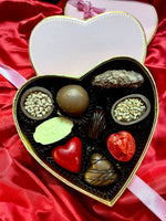 Pink & Gold Heart Box of Chocolates