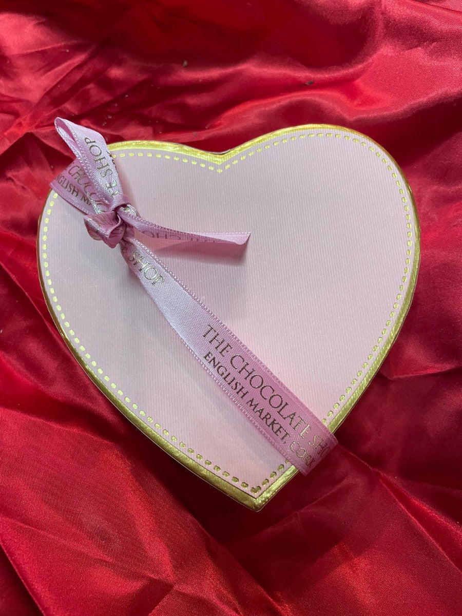 Pink & Gold Heart Box of Chocolates
