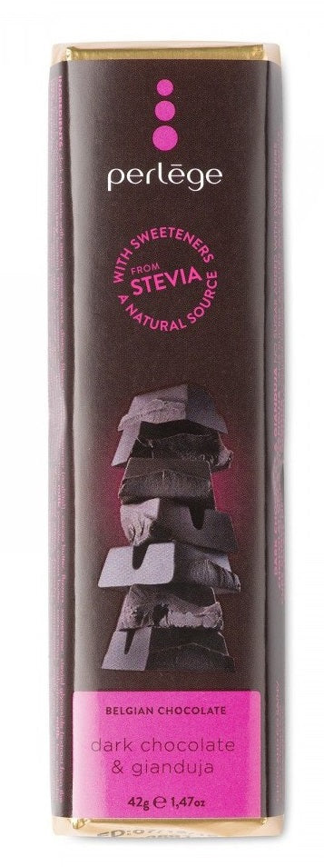 Perlège Dark Chocolate & Gianduja Bar, 42g