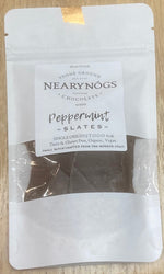 NearyNógs Slates - Peppermint, 60% Dark Chocolate slates with Mint, 80g