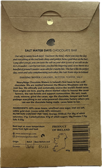 NearyNógs Salt water days - 60% Dark Chocolate with Irish Sea Salt, Cocoa Nibs and Gold Dust, 60g