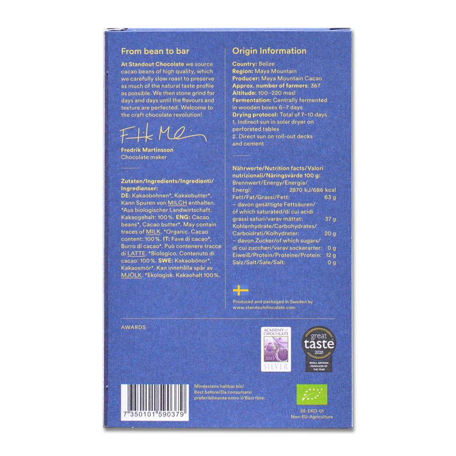 Standout Belize Maya Mountain 100%, 50g