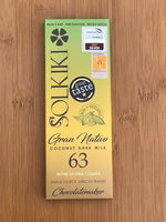 Solkiki Gran Nativo Blanco 63, 63% Coconut Dark Milk Chocolate, 56g