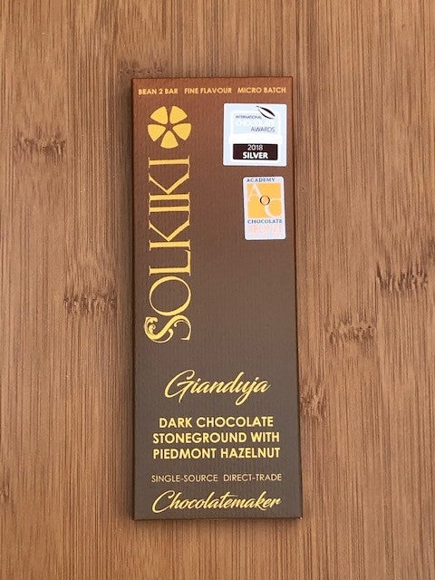 Solkiki Gianduja, 49% Dark Chocolate with Gianduja, 56g