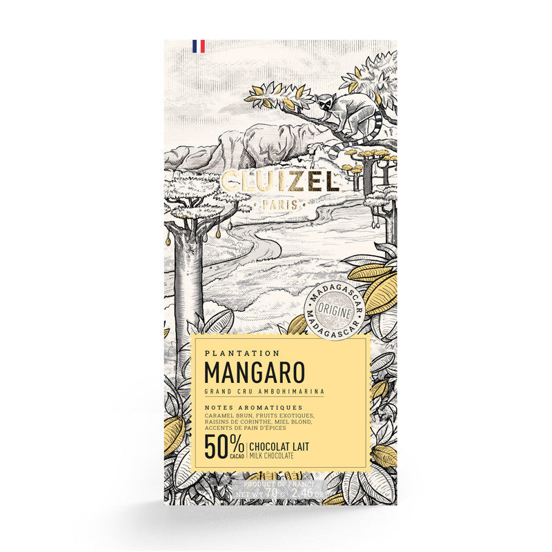 Michel Cluizel Chocolate - Mangaro Lait, 50% Cocoa, 70g Bar