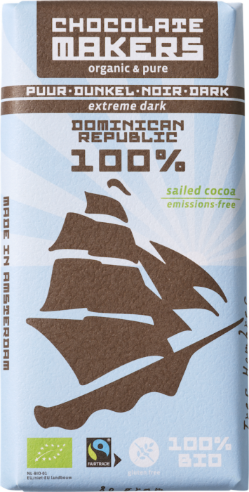 Chocolate Makers Dominican Republic 100%, 90g