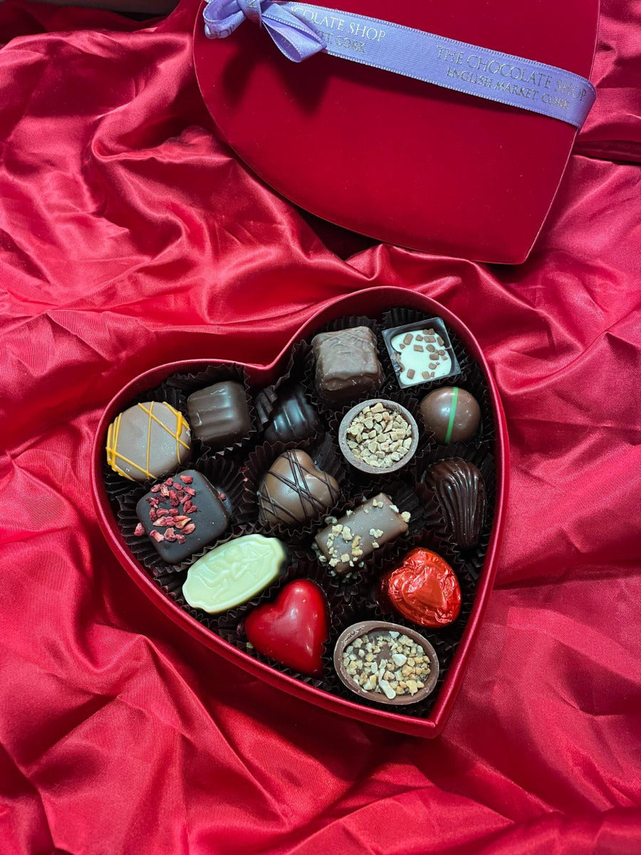 Red Velvet Heart Valentine's Chocolates