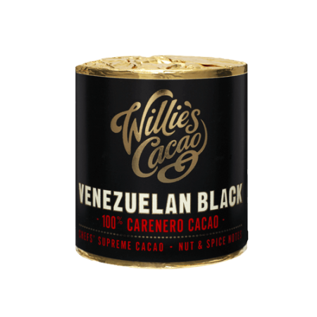 Willie's Cacao 100% Cylinder - Venezuelan Black Carenero, 180g