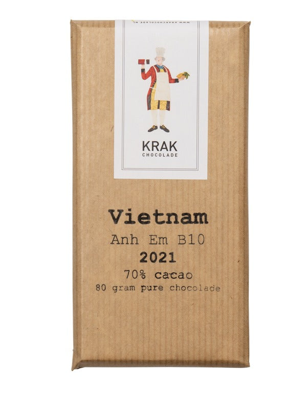 Krak Vietnam Ahn Em B10 70% Dark Chocolate, 80g