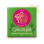 Willie's Cacao Ginger & Lime, 70% cocoa, 50g